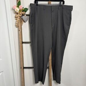 Haggar Mens Dark‎ Gray Dress Pants Size 40 x 30